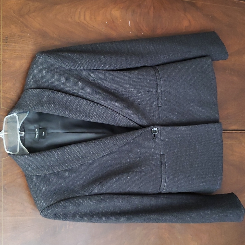 Ann Taylor dark gray blazer, size 2